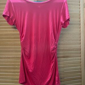 Grace Fuchsia Zip-Back Top